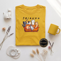 Camiseta Gatinhos No Sofá Friends  - 100% Algodão