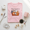 Camiseta Gatinhos No Sofá Friends  - 100% Algodão