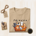 Camiseta Gatinhos No Sofá Friends  - 100% Algodão