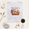 Camiseta Gatinhos No Sofá Friends  - 100% Algodão