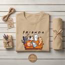Camiseta Gatinhos No Sofá Friends  - 100% Algodão