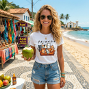 Camiseta Gatinhos No Sofá Friends  - 100% Algodão