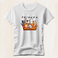 Camiseta Gatinhos No Sofá Friends  - 100% Algodão