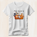 Camiseta Gatinhos No Sofá Friends  - 100% Algodão