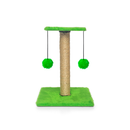 Arranhador Duplo para Gatos com Poste de Sisal e Brinquedos