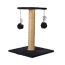 Arranhador Duplo para Gatos com Poste de Sisal e Brinquedos