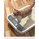 Caixa de areia para gatos grandes banheiro sanitario resistente furba Sandbox