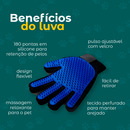 Kit Cuidados Pet Luva Tira Pelos Nano + Escova lava Pet Silicone Dispenser Cachorro Gato