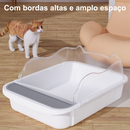 Caixa de areia para gatos grandes banheiro sanitario resistente furba Sandbox