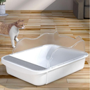 Caixa de areia para gatos grandes banheiro sanitario resistente furba Sandbox