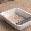 Caixa de areia para gatos grandes banheiro sanitario resistente furba Sandbox