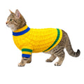 Roupinha Pet Tricô Gatos & Cães - Copa Brasil - Katlen Tricot