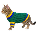Roupinha Pet Tricô Gatos & Cães - Copa Brasil - Katlen Tricot