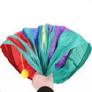 Túnel Toca Labirinto Sanfonado Gatos Cães Filhotes Brinquedo Interativo Resistente Colorido